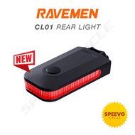 RAVEMEN CL01 BICYCLE REAR LIGHT WITH BRAKE SENSOR