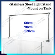 Aquarium Lighting Hanger Stand Mount on Tank 60cm 90cm 120cm | aquarium light stand aquarium hanging stand 鱼缸灯架