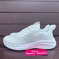 รองเท้าผ้าใบผู้หญิงบาโอจิbaoji รองเท้าผ้าใบสีขาวล้วน #Size 37-41 นุ่มเบา #bjw978