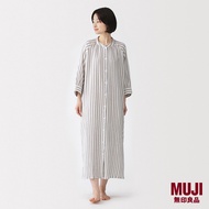MUJI Ladies Crepe Gauze S/Slv Dress