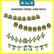 AtuZ 2025 RAYA TINSEL HIASAN DINDING / RAYA HANGING DECORATION/ RAYA DECO/ Tinsel Laser Home Decorat