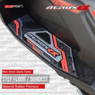 Aerox Alpha Turbo footrest carpet