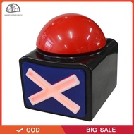 Red Wireless Buzzer with Sound and Light Answer Button for Contest Answer Game