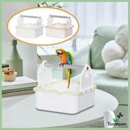 [Toolroom] Bird Stand Plastic Aluminum Alloy Parrot Perch Toilet Training Playground Supplies for Bu