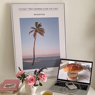 Coconut-tree Coconut tree Nordic ins Style Decorative Painting Studio Wall Painting Apartment Model 