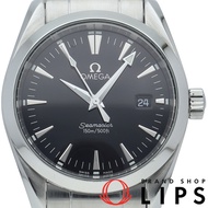 นาฬิกาข้อมือผู้ชาย Omega Seamaster Aqua Terra Quartz ขนาด 36.2 มม. รุ่น 2518.50 ตัวเรือนสแตนเลส สีดำ