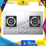 Midea 2 Burner Built-In Gas Cooker Hob MGH-8216SS (Stainless Steel)