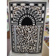 Ready Stok Sejadah Kiswah | Sejadah Kiswah Kaabah | Sejadah Haramain berat 1.3kg Made in Turkey Aydi