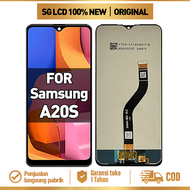 LCD SAMSUNG A20S Original lcd hp Layar Sentuh Fullset ori 100% Glass Touchscreen Digitizer COD Pengi