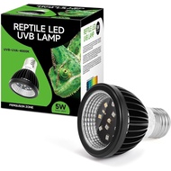REPTITRIP UVB Light for Reptiles, UVB Bulb 5W 5.0 UVB LED Lamp, Reptile Light Bulb, Provide Sufficie