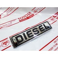 (1คู่) ชื่อป้าย DIESEL ป้ายดีเซลติดข้างแก้มรถ รถโตโยต้า แอลเอ็น 40 30 อาร์เอ็น40 30  (TOYOTA RN30 RN