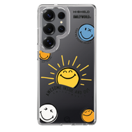 [S25ultraS24ultraS23ultra] HI-SHIELD Stylish เคสใสกันกระแทก Samsung รุ่น Happy Smile3