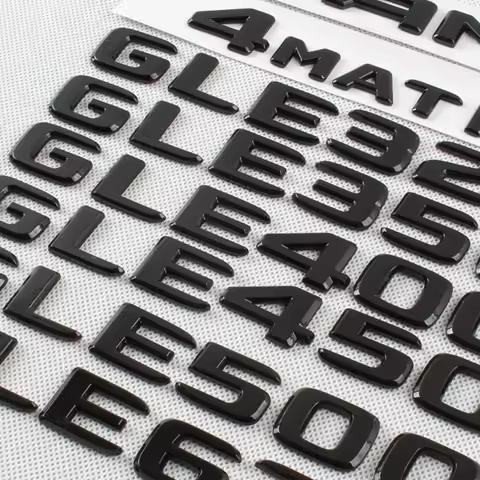 Sticker Car Trunk ABS GLE Class GLE53 GLE350 GLE400 GLE450 W166 W167 4Matic GLE63 Car Trunk Letters 