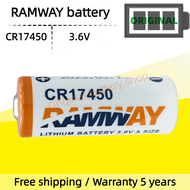 RAMWAY CR17450 Battery Smart Water Meter 3V Lithium Battery 17450 3V Smoke Alarm Battery