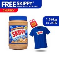 SKIPPY® Buy 3 bottles of Chunky Peanut Butter (1.36Kg) Get 1 Shirt