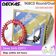 COD-Deckas Oval 96s BCD 96bcd Chainring MTB Mountain BCD 96 Bike Bicycle 32T 34T 36T 38T Crankset To