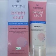 PELEMBAB EMINA 20ML(moisturizing cream)/CUCI MUKA EMINA 50ML(face wash) garis tengah biru