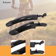 Ronyme Bicycle Mudguard Mtb Set Black Durable PP Splash Guard Mountain Bike Accessory for Rim 29 Inc