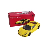 BURAGO FERRARI 488 GTB YELLOW LIMITED EDITION 164/ - SEAL - BURAGO64