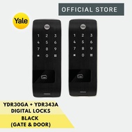 Yale YDR30GA Gate + YDR343A Door Digital Lock Bundle (FREE Yale Access Module)