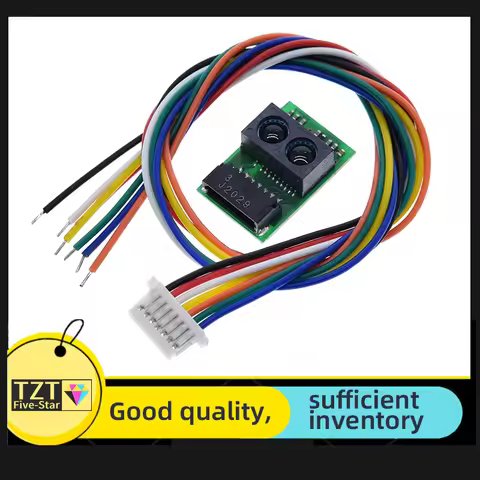 GREATZT 1/2PCS NEW GP2Y0E03 4-50CM Distance Sensor Module Infrared Ranging Sensor Module High Precis