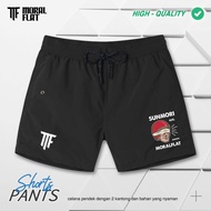 Moral Flat-Man Short-Celana Pendek-Sunmori-Celana Hitam - Kolor hitam-Moral Flat-MF