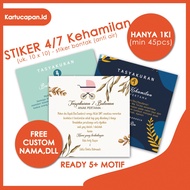 4/7 Months Pregnancy Label Sticker/4/7 Months Pregnancy Pregnancy Pregnancy 4/7 Months Pregnancy Cyc