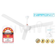 Ceiling Fan 60" W/Fan Regulator [SIRIM] NIPPON II WHITE & BLACK COLOR AVAILABLE