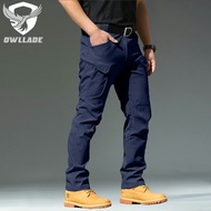 EAGLADE Tactical Cargo Pants for Men in Blue IX7-Stretch A01