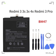 High Quality BM47 Battery 3500mAh For Xiaomi Redmi 3 3S 3X 4X Pro Model