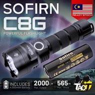SOFIRN C8G - Powerful 2000 Lumens Flashlight - ORIGINAL - Ready Stock in MALAYSIA from KEDAI TAC-T