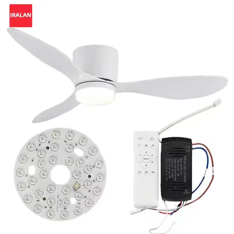Led Panel and Drive Controller for 52/42inch Tri-blade Fan Light Tri-color Light Led Panel Light AC 