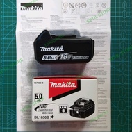 Baterai Bor Cordless Makita 18v 5.0ah BL1850B Original