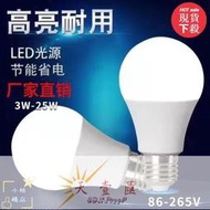 LED燈泡 節能燈泡3W~25W E27螺口 小燈泡 節能燈 環保節能燈 家用燈{}
