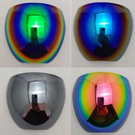 NBZ Colourful Face shield Reflective silver Blue face mask block Face Shield Mirror glasses Gogg