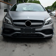 BONINGYU | Front Bumper Lip Spoiler for Mercedes A-Class W176 A45 AMG 2016-18