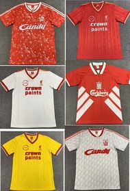Liverpool Retro Replica Jersey Crown Pants Candy Soccer Tshirt 85-86 89-91 93-95 year