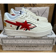 BAPE STA Shoes Women Shoes Men White Low-Top Sneakers NFYS HWKS