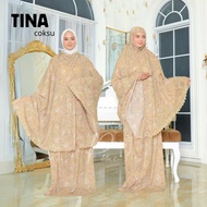 Ready Stock Pmi - (Free Prayer Rug) Mini Lasercut Travel Prayer Robe - Tina - Tina Coksu, Cool, Anti