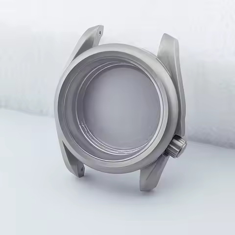 38.5mm Watch Case nh35 Sandblast Case 316L Stainless Sapphire Crystal Waterproof 20mm Strap for NH35