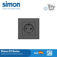 SIMON E3 Socket Black