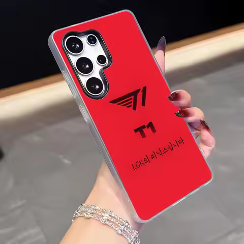 SKT T1 Phone Case For Samsung A56 A14 5G A34 A36 A33 A26 A16 Shockproof Jelly Cover
