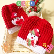 SUSANS Christmas Hat, Coldproof Warm Knitted Hat,  Windproof Ear Protection Hat for 0-3Y
