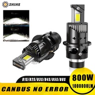 2PCS D4S D4R 800W 1000000LM Led Lamp D2S D2R LED Bulb Retrofit Kit Plug And Play Xenon HID CANbus Ca
