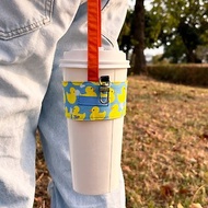 環保飲料杯套 - 可收納鑰匙圈款 - 黃色小鴨