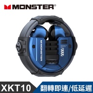 MONSTER 魔聲 旋轉式鋅合金真無線藍牙耳機(XKT10/藍色)