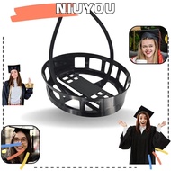 NIUYOU Graduation Hat Holder, Hairstyle Plastic Graduation Cap Holder,  Long Lasting Makeup Secure Your Grad Cap Hat Rack