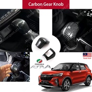 [READY STOCK]Perodua Ativa Carbon Fiber Gear Knob Cover Decoration Interior for Perodua Ativa Access