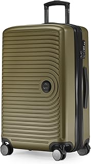 Mitte - Large Hard Shell Suitcase, TSA 4 Wheels, Check-in Luggage with 8 cm Volume Extension, 77 cm,