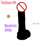 [CLEARANCE & READY STOCK] [SUPERB QUALITY!] 7.88 inches Dual Layer Silicone Real Dildo for Woman Adu